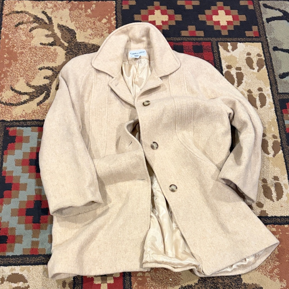 Womens Cabin Creek wool peacoat